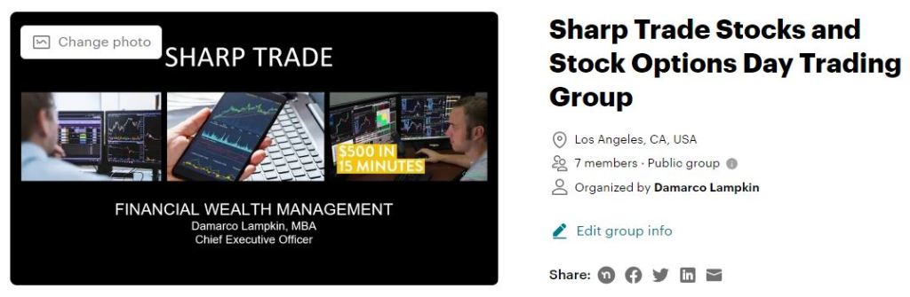 Sharp Trade: Stock & Stock Options&nbsp;Event